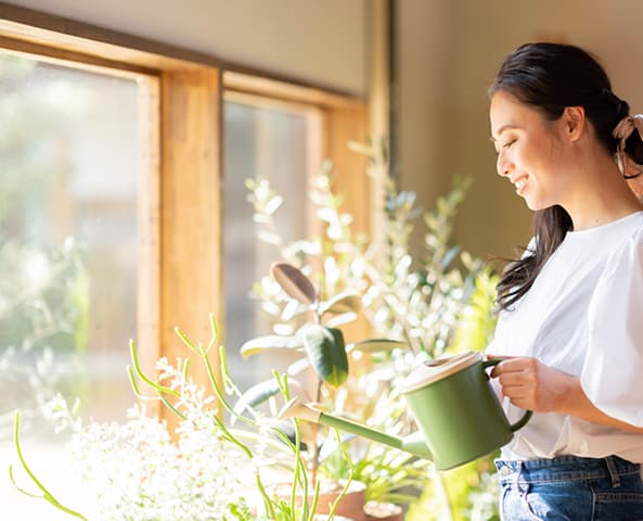 無垢材との相乗効果