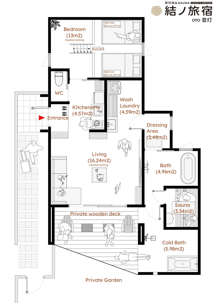 OTO 音灯 施設内平面図