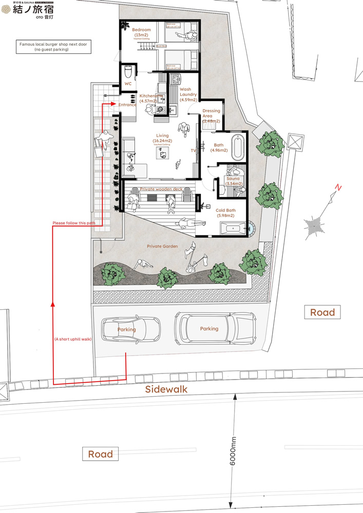 OTO 音灯 施設配置図