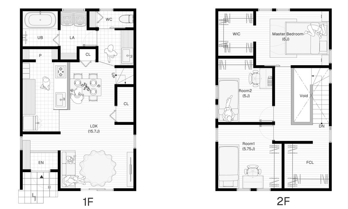 B号地 間取り図